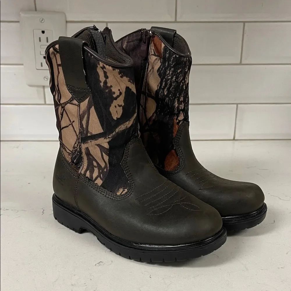 Deer Stags Kids' Tour Waterproof Boot Camouflage 11 Little Kid Western Boots